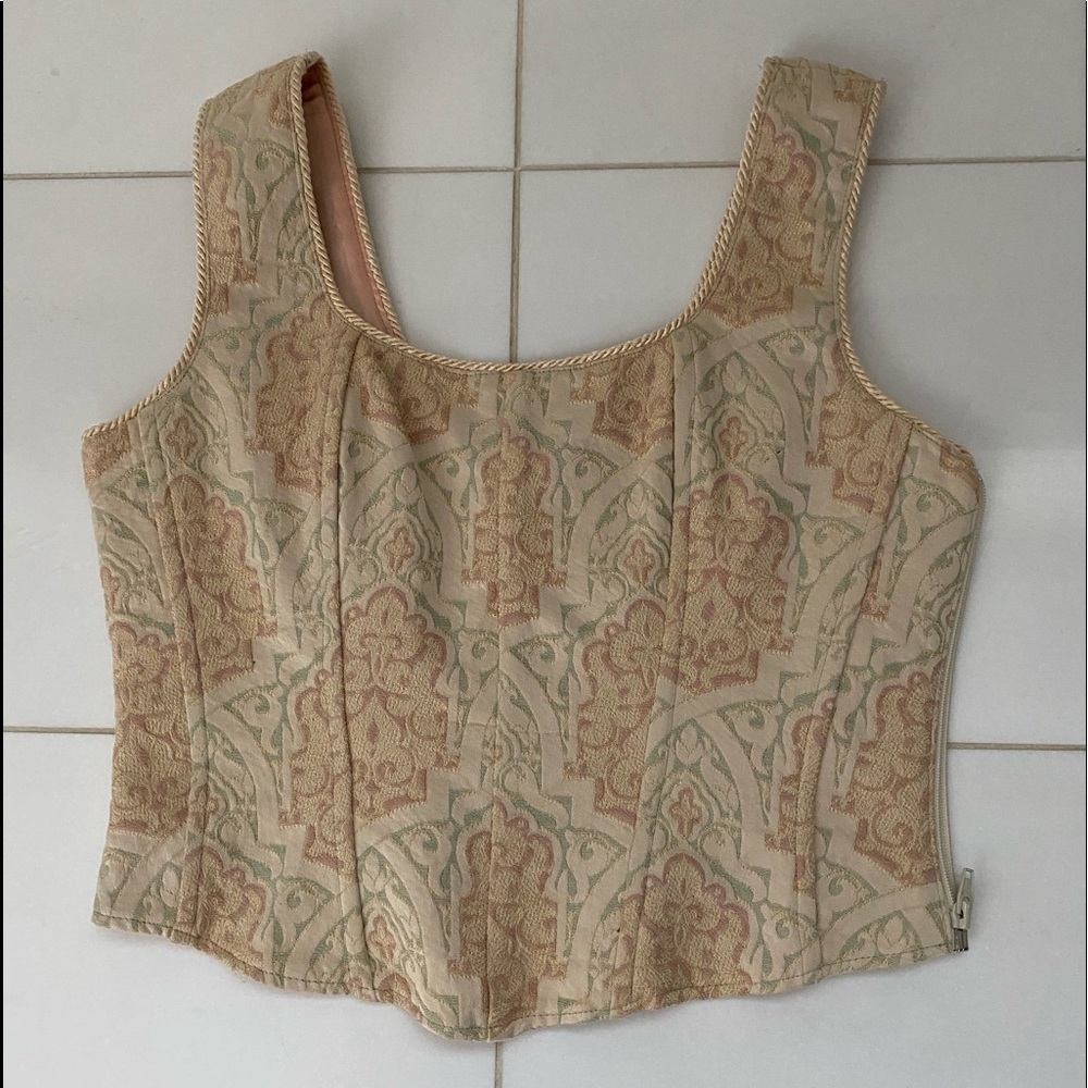 Women’s pastel colored bustier